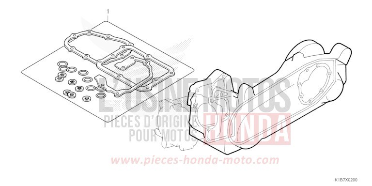 DICHTUNG SATZ B von Forza 350 MAT CARNELIAN RED METALLIC (R384) von 2022